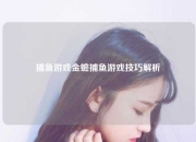 捕鱼游戏金蟾捕鱼游戏技巧解析