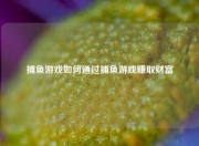 捕鱼游戏如何通过捕鱼游戏赚取财富