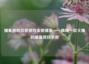 捕鱼游戏百度游戏金蟾捕鱼——揭秘一款火爆的捕鱼竞技手游