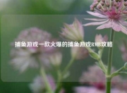 捕鱼游戏一款火爆的捕鱼游戏RMB攻略