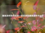 捕鱼游戏如何选择一款优质的捕鱼游戏平台？
