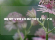 捕鱼游戏探索捕鱼棋牌游戏中的上下分之道