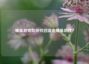 捕鱼游戏如何找回波克捕鱼游戏？