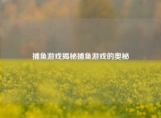 捕鱼游戏揭秘捕鱼游戏的奥秘