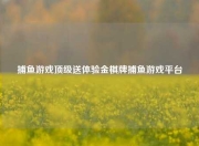 捕鱼游戏顶级送体验金棋牌捕鱼游戏平台