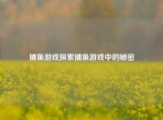 捕鱼游戏探索捕鱼游戏中的秘密