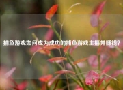捕鱼游戏如何成为成功的捕鱼游戏主播并赚钱？