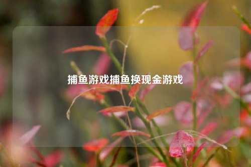 捕鱼游戏捕鱼换现金游戏