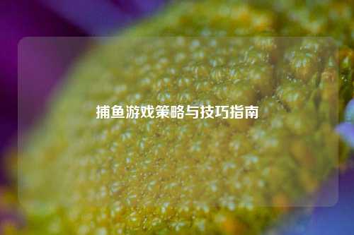 捕鱼游戏策略与技巧指南