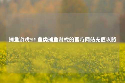 捕鱼游戏91Y 鱼类捕鱼游戏的官方网站充值攻略