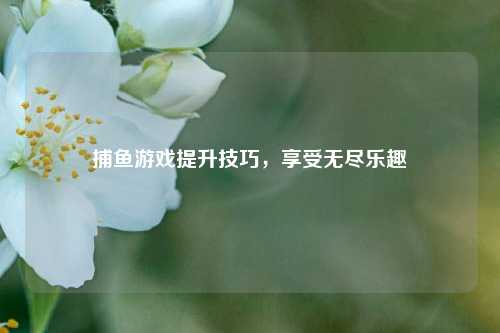 捕鱼游戏提升技巧，享受无尽乐趣