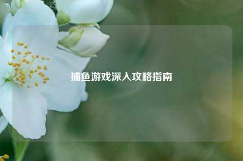 捕鱼游戏深入攻略指南